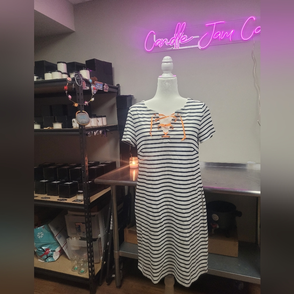 Striped Nautical Tommy Hilfiger dress Size m